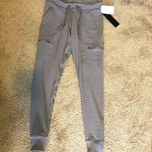 Grey Jogger Style Utility Leggings